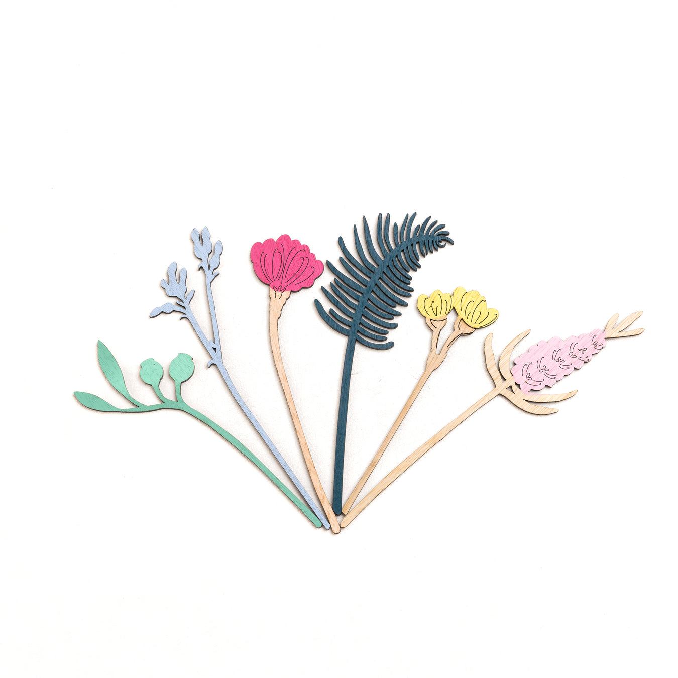 Posies: Wooden Flowers