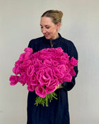 Tulip | Bright Pink Felt Flower