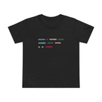 'You' in morse code: T-shirt. Black or white.