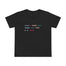 'You' in morse code: T-shirt. Black or white.
