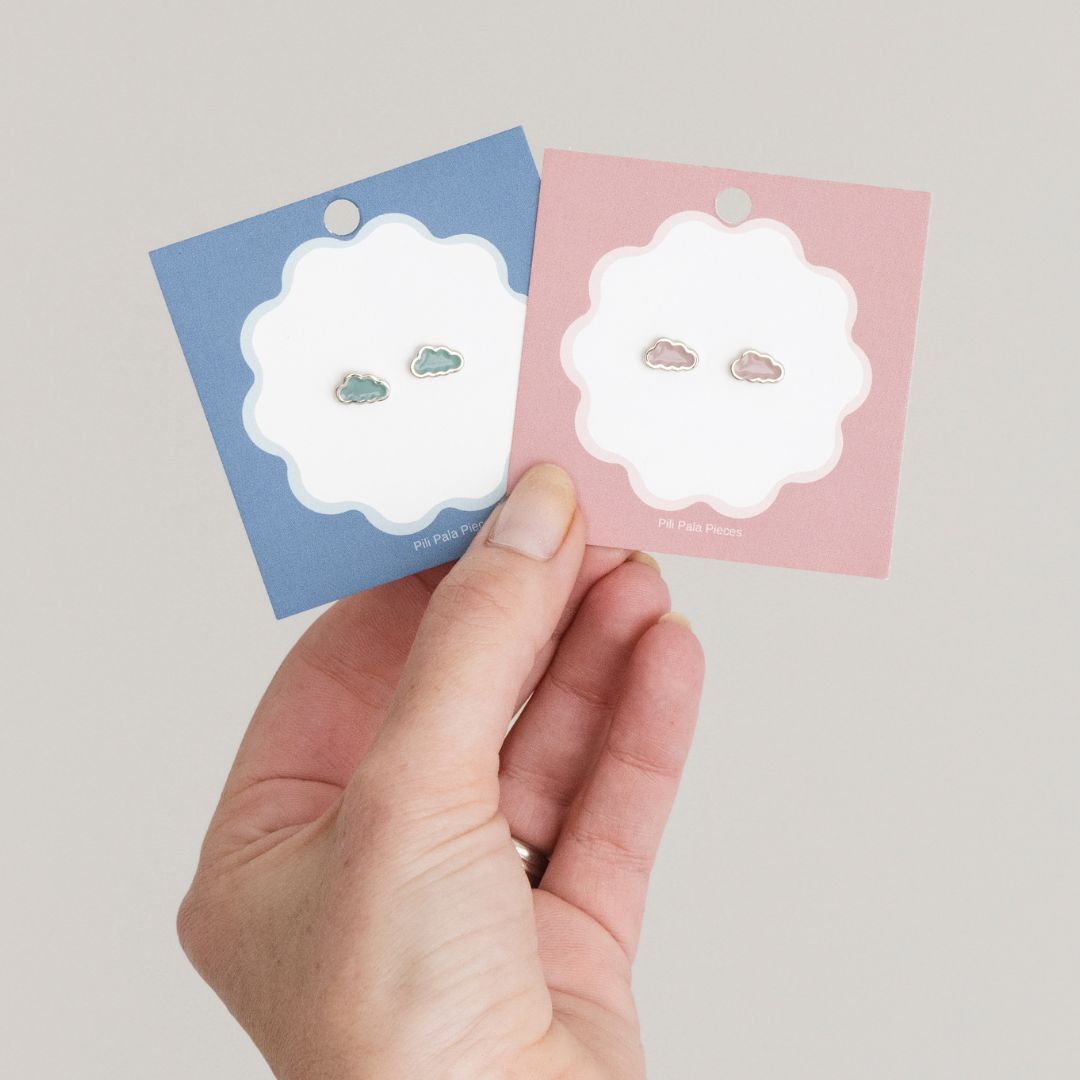 Pink Cloud: Sweet Teeny Tiny Studs.