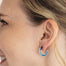 Scallop Hoop Earring: Walk in the Garden