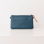 Classic leather pouch. Scallop Collection.