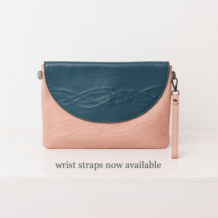 Leather Clutch Hybrid: from coffee runs to cocktails.