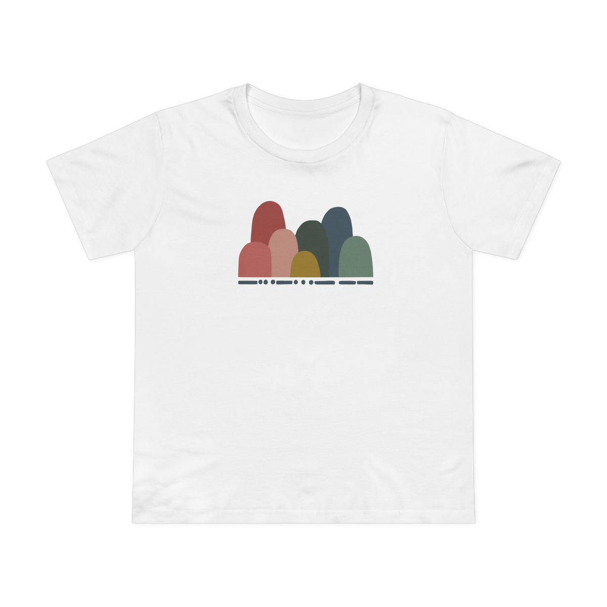 'Dream' Morse Code: T-shirt. Black or White