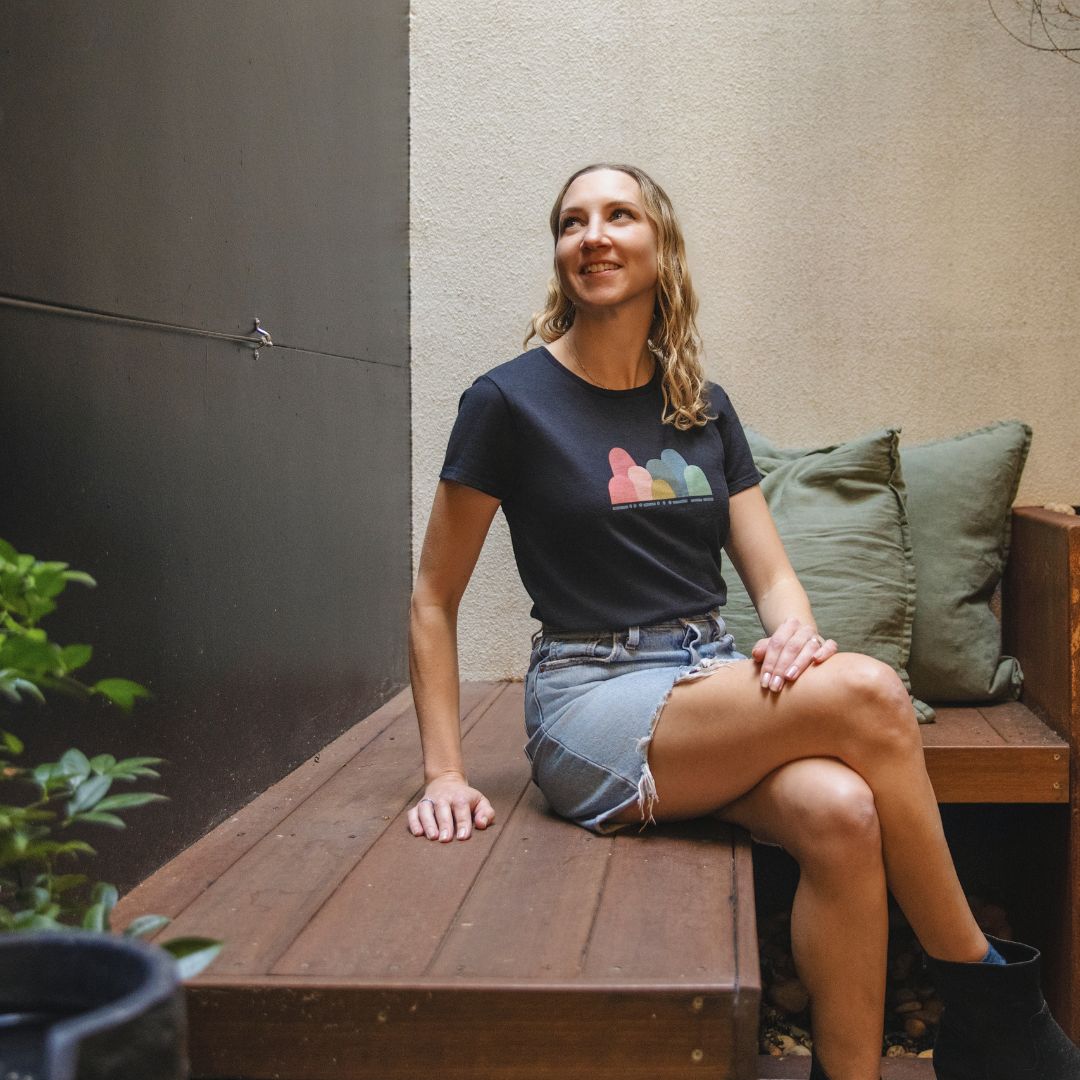 'Dream' Morse Code: T-shirt. Black or White