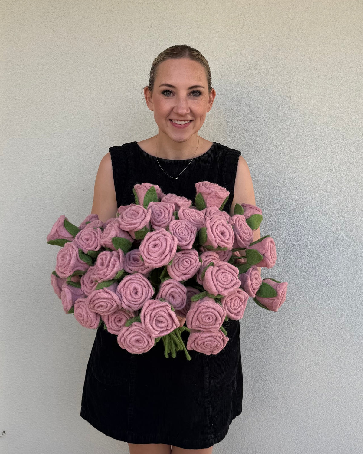 Rose | Light Pink Felt Flower