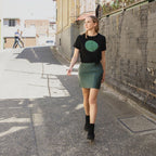 'Joy' in Morse Code: T-shirt. Black or White