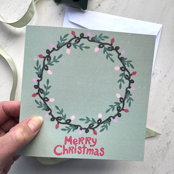 Merry Christmas - Photo Magnet Christmas Card