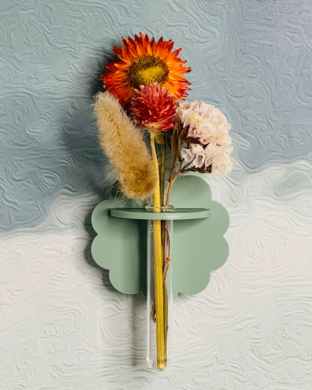 Mini bud vase magnet: Sage
