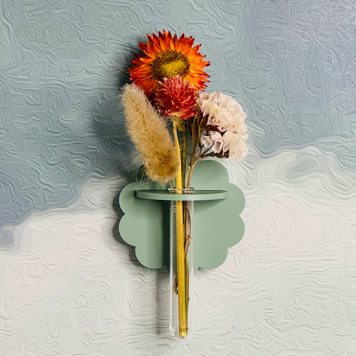 Mini bud vase magnet: Sage