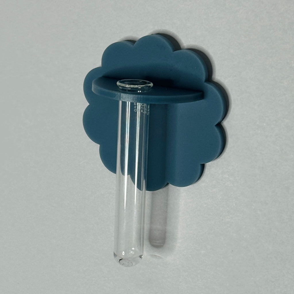 Mini bud vase magnet: Denim