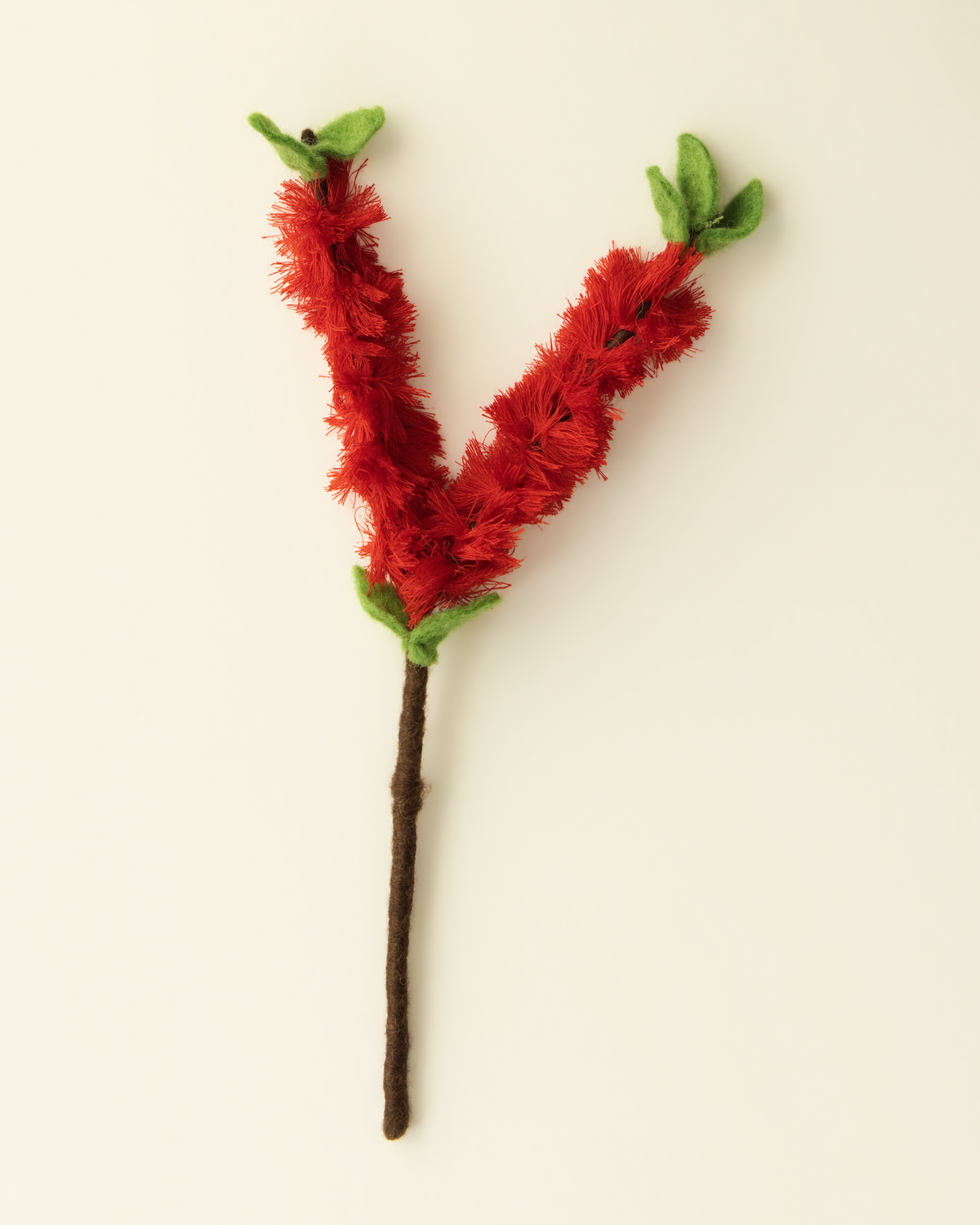 Bottlebrush | Red Felt Flower