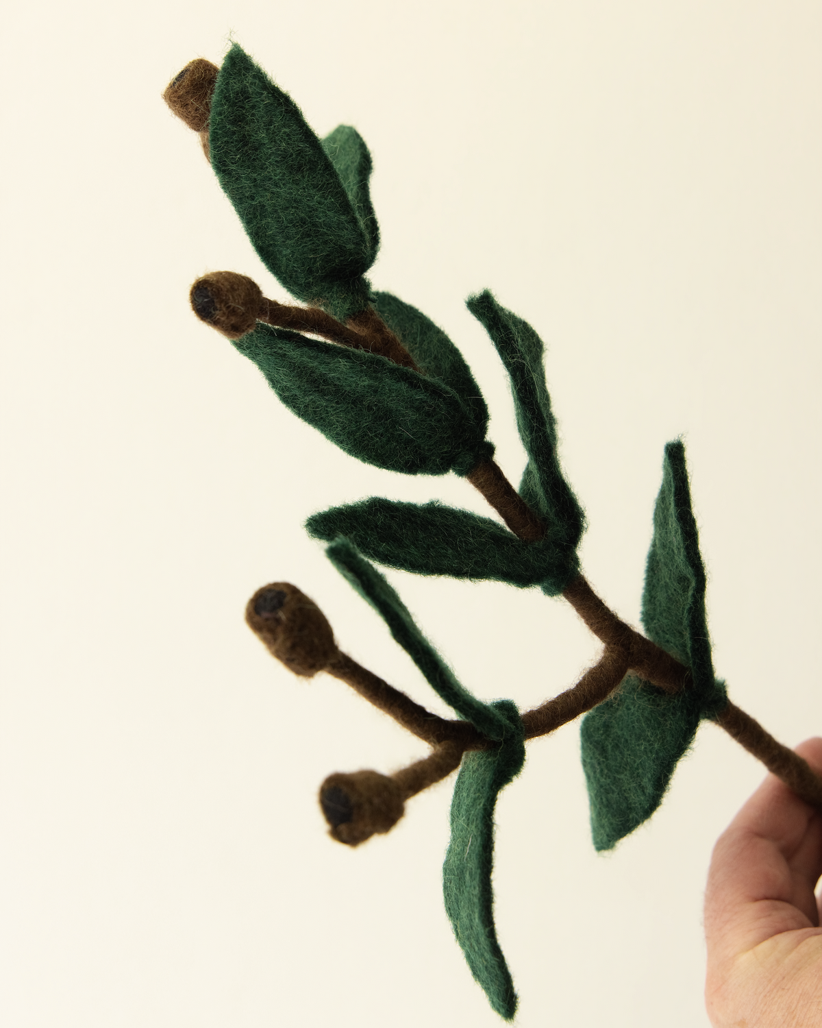 Gum Leaf | Deep Green Felt Foliage