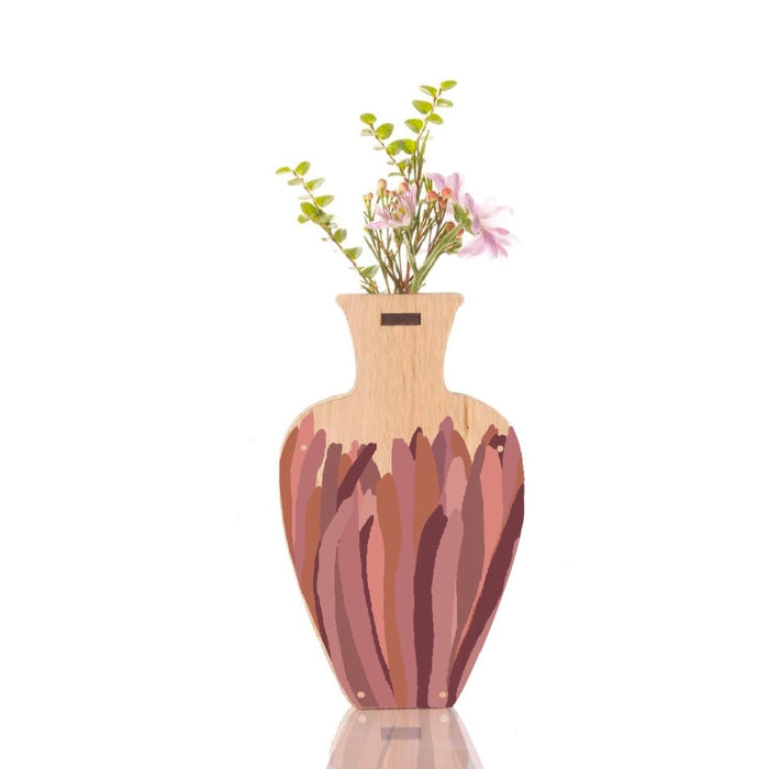 Large Handmade Vase - Lily. Tasmanian Oak.