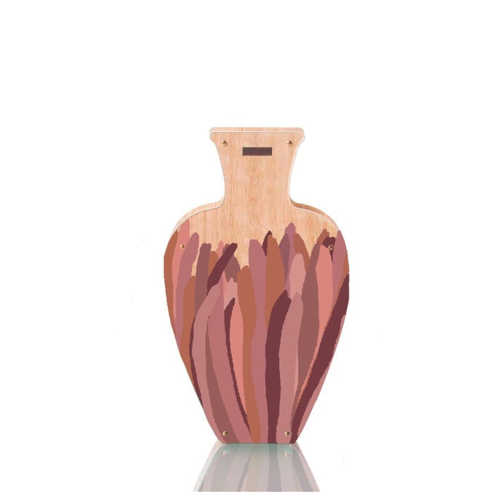 Large Handmade Vase - Lily. Tasmanian Oak.