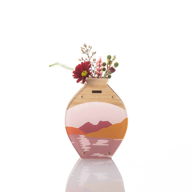 Medium Handmade Vase - Cradle design. Tasmanian Oak.