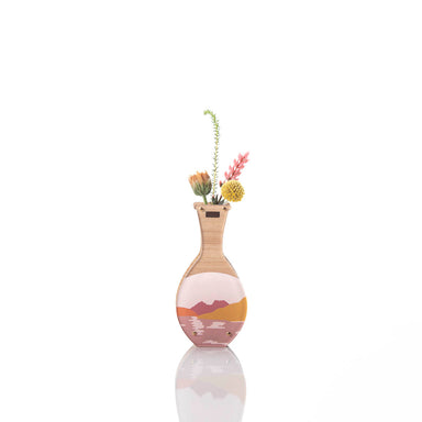 Small Handmade Vase - Cradle design. Tasmanian Oak.