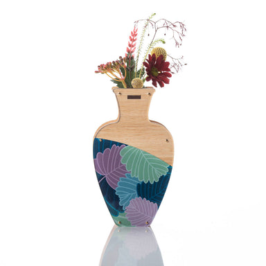 Large Handmade Vase - Fagus design. Tasmanian Oak.
