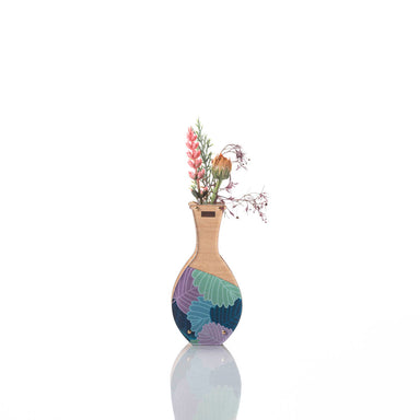 Small Handmade Vase - Fagus design. Tasmanian Oak.
