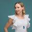 Wineglass Petal Necklace Long Chain