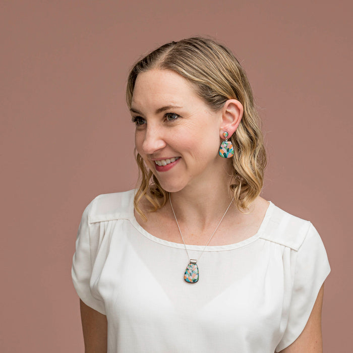 Fern Petal Necklace Short Chain