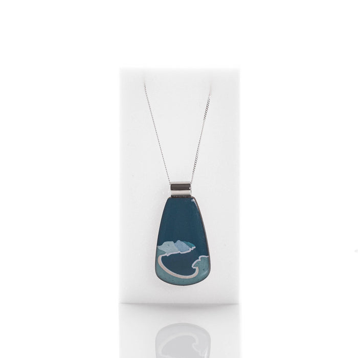 Wineglass Petal Necklace Long Chain