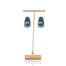 Wineglass - Petal dangly earrings