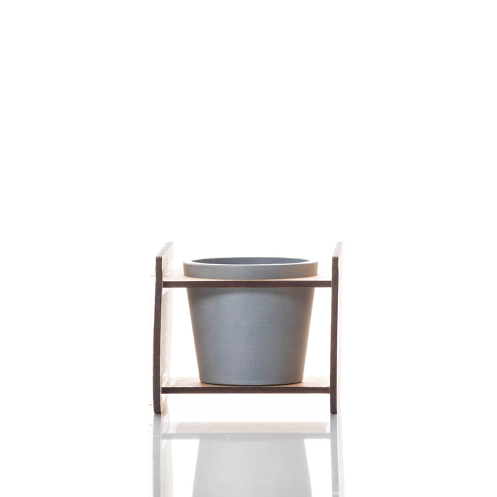 Small Indoor Planter: Wineglass