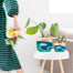 Small Indoor Planter: Wineglass