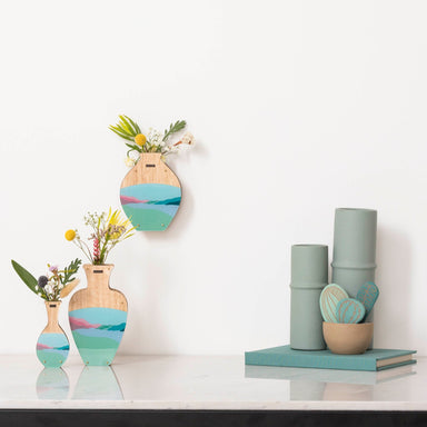 Small Handmade Vase - Peninsula design. Tasmanian Oak.